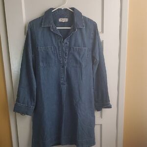 Madewell Classic Blue Denim Tunic